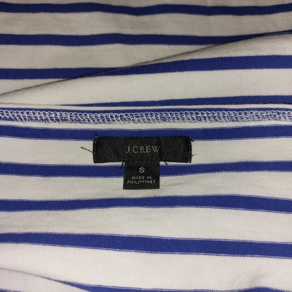 J. Crew Ladies Long Sleeve Striped Top- size S